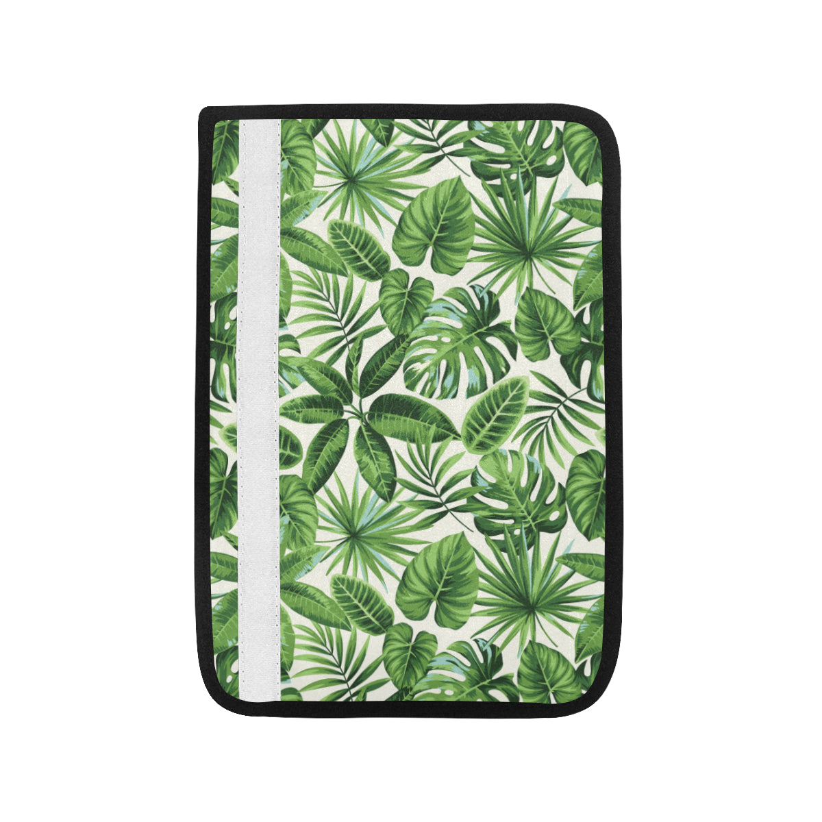 Tropical Flower Pattern Print Design TF013 Car Seat Belt Cover