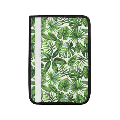 Tropical Flower Pattern Print Design TF013 Car Seat Belt Cover