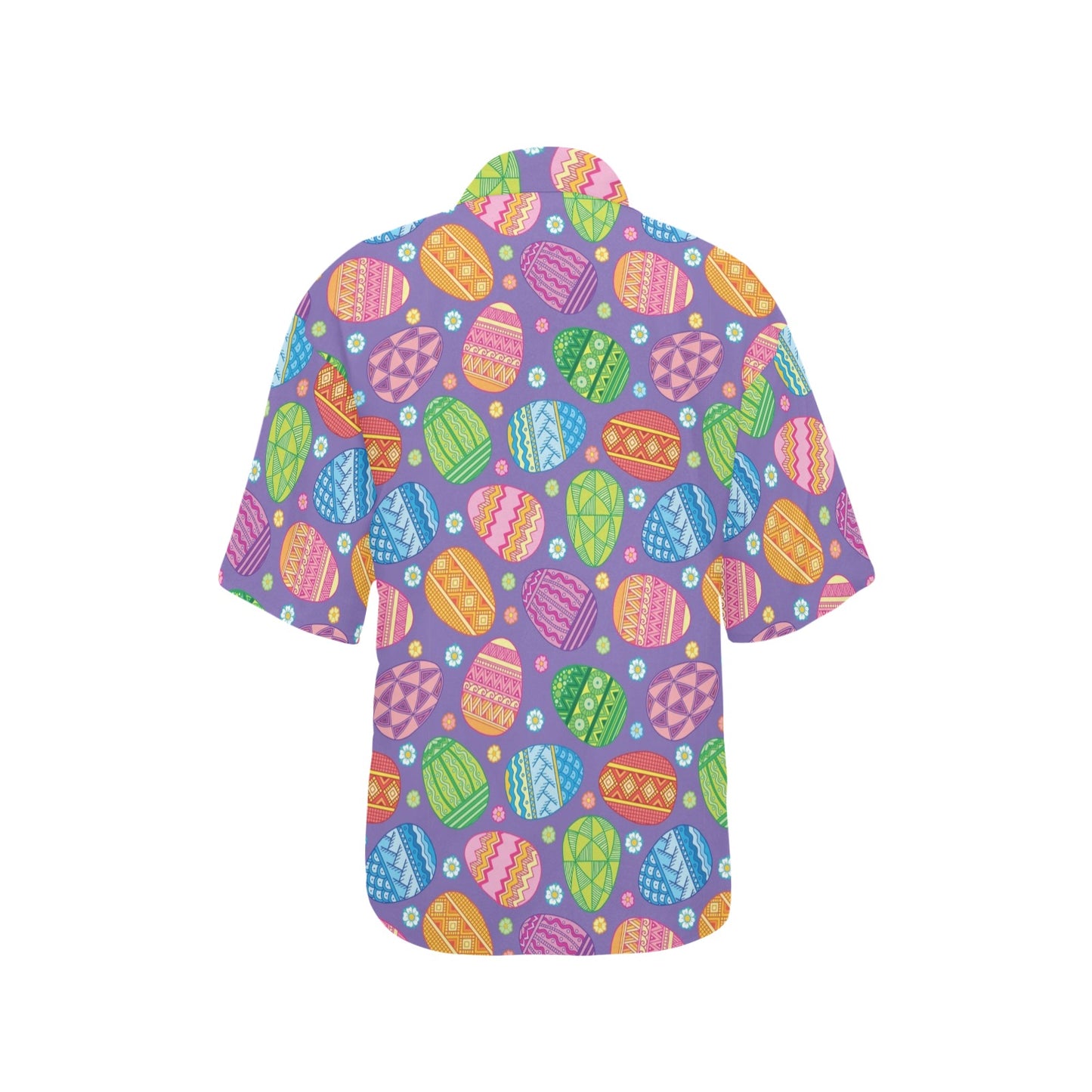 Easter Eggs Pattern Print Design RB010 Women's Hawaiian Shirt