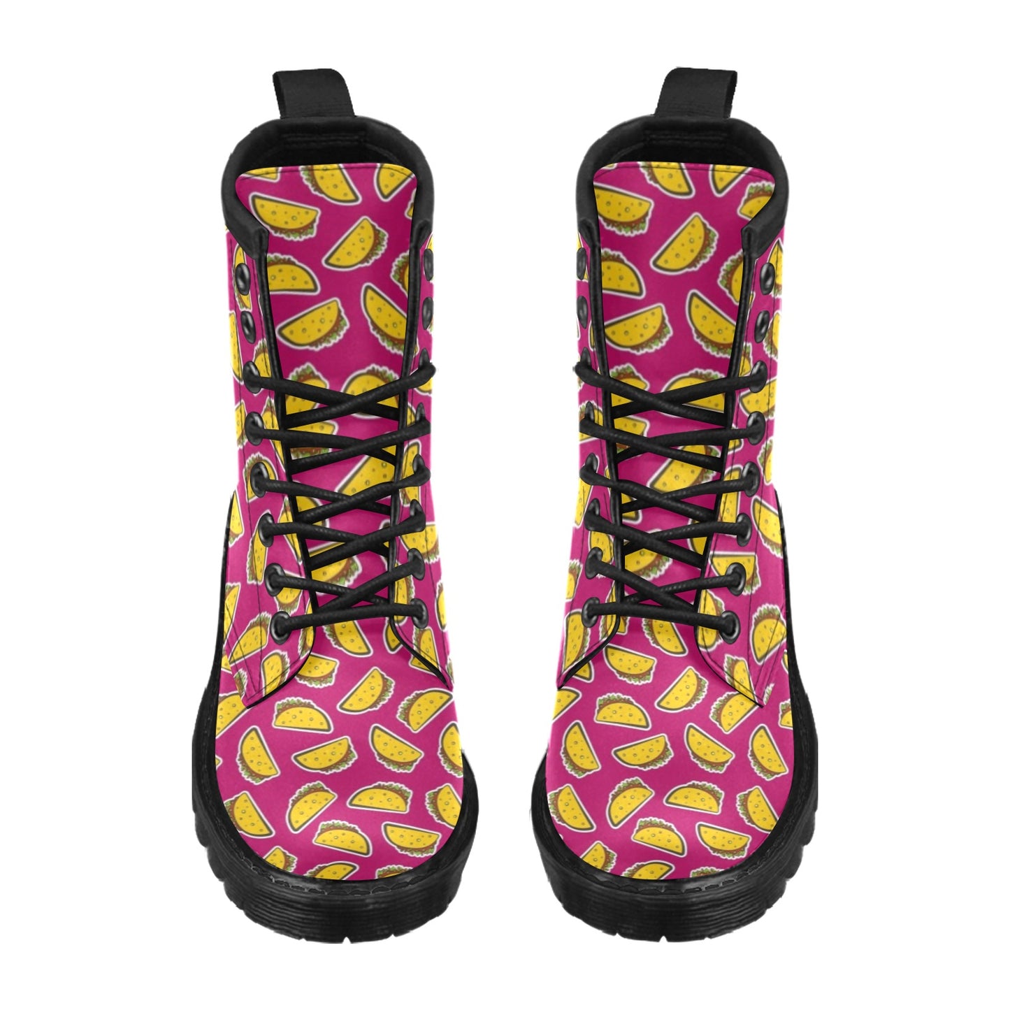 Taco Pattern Print Design TC01 Women's Boots