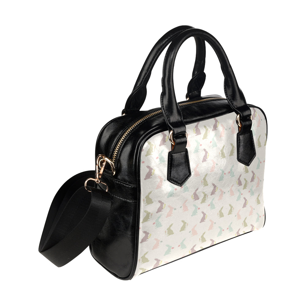 Bunny Pattern Print Design 05 Shoulder Handbag