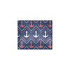 Anchor Pattern Print Design 07 Men's ID Card Wallet