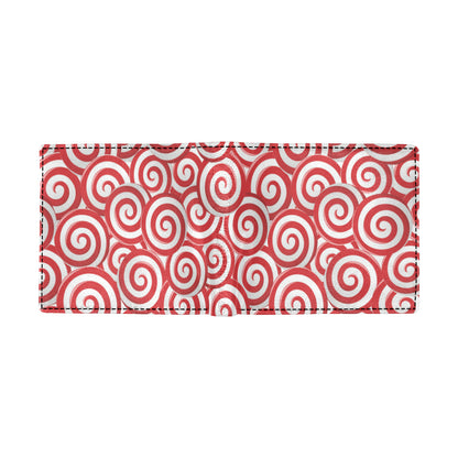 Candy Pattern Print Design 03 Men's ID Card Wallet