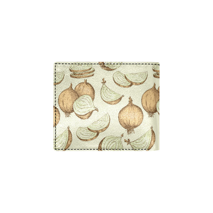 Onion Pattern Print Design A02 Men's ID Card Wallet