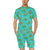 Sea Turtle Pattern Print Design T010 Men's Romper