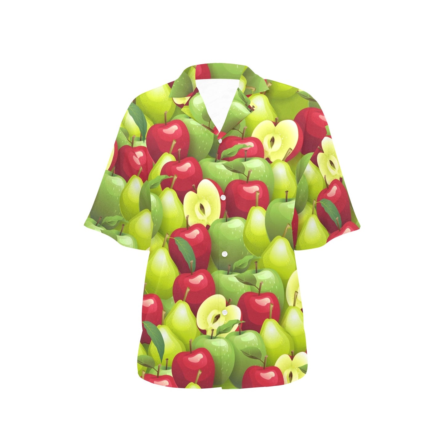 Apple Pattern Print Design AP03 Women's Hawaiian Shirt