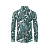 Tropical Palm Leaves Pattern Men's Long Sleeve Shirt