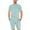 Angel Wings Pattern Print Design 03 Men's Romper