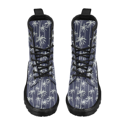 Palm Tree Pattern Print Design PT06 Women's Boots
