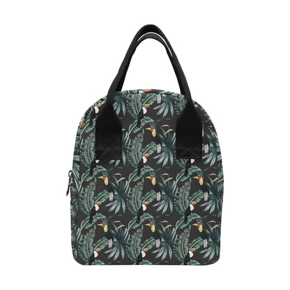 Rainforest Pattern Print Design RF06 Insulated Lunch Bag