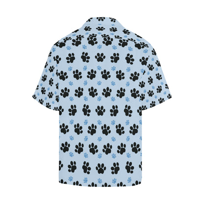 Paw Pattern Print Design A04 Men's Hawaiian Shirt