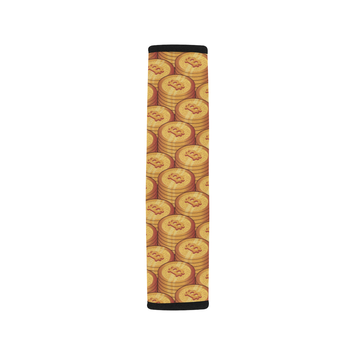 Bitcoin Pattern Print Design 02 Car Seat Belt Cover