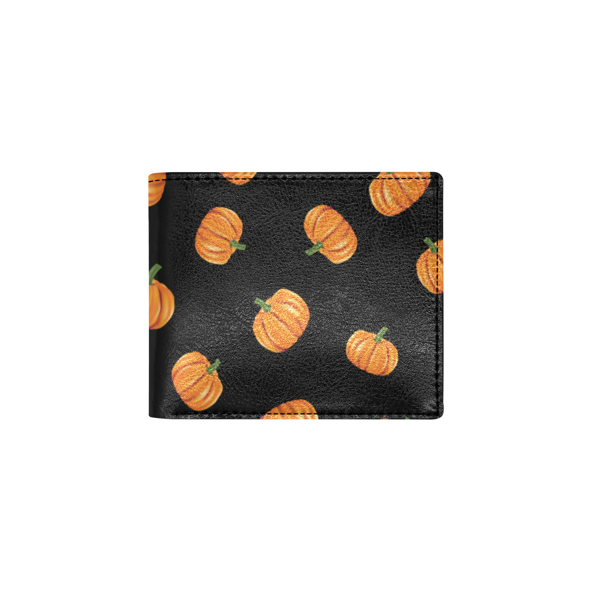 Pumpkin Pattern Print Design A05 Men's ID Card Wallet