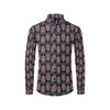 Buddha Head Colorful Print Men's Long Sleeve Shirt