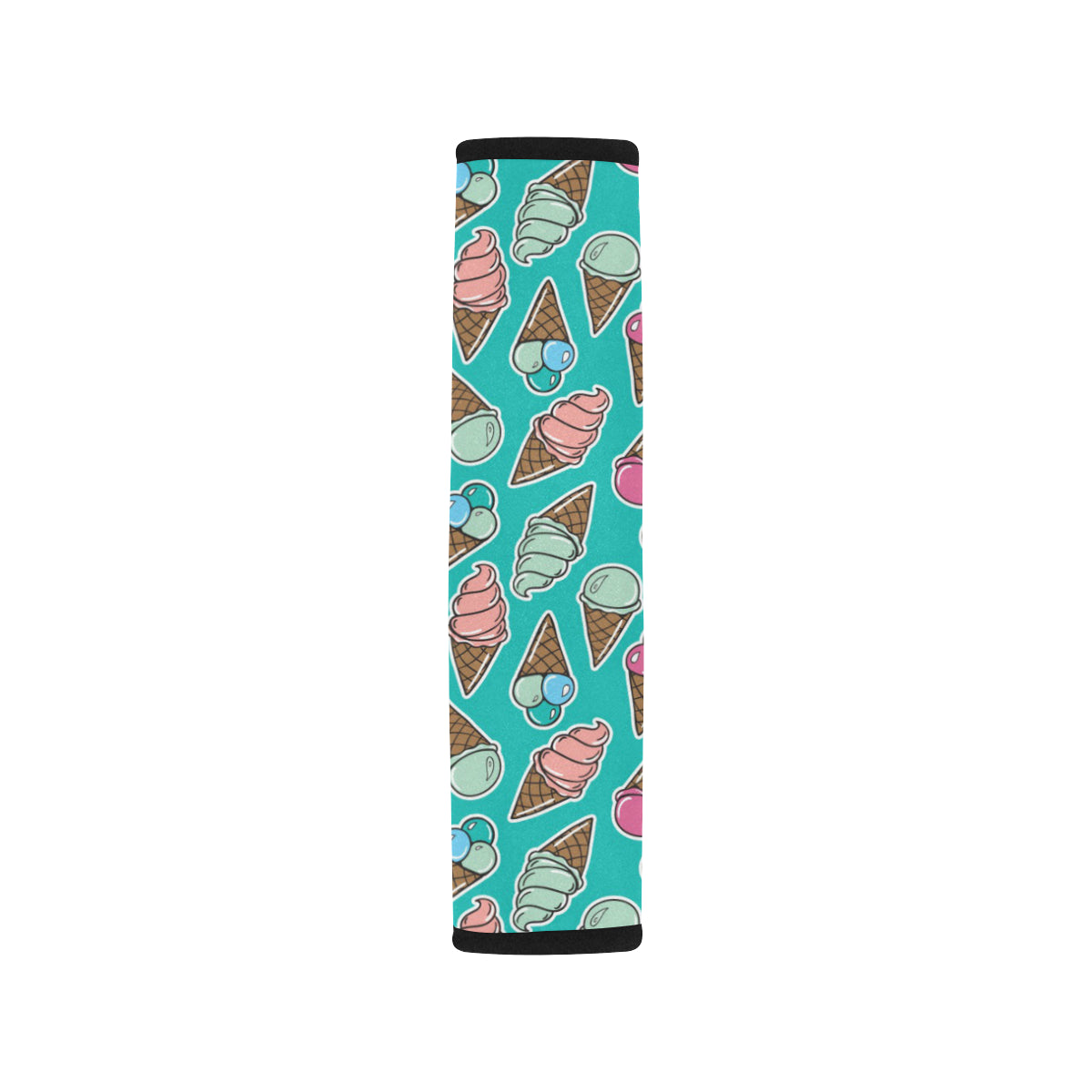 Ice Cream Pattern Print Design IC01 Car Seat Belt Cover
