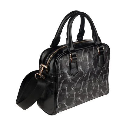 Banjo Pattern Print Design 03 Shoulder Handbag