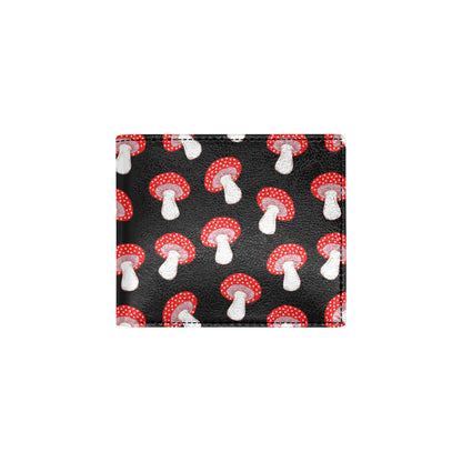 Mushroom Pattern Print Design A02 Men's ID Card Wallet