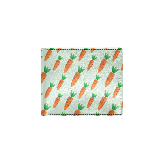 Carrot Pattern Print Design 05 Men's ID Card Wallet