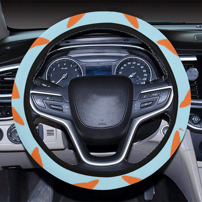 Carrot Pattern Print Design 03 Steering Wheel Cover with Elastic Edge