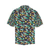 Surfboard T Rex Print Design LKS301 Men's Hawaiian Shirt