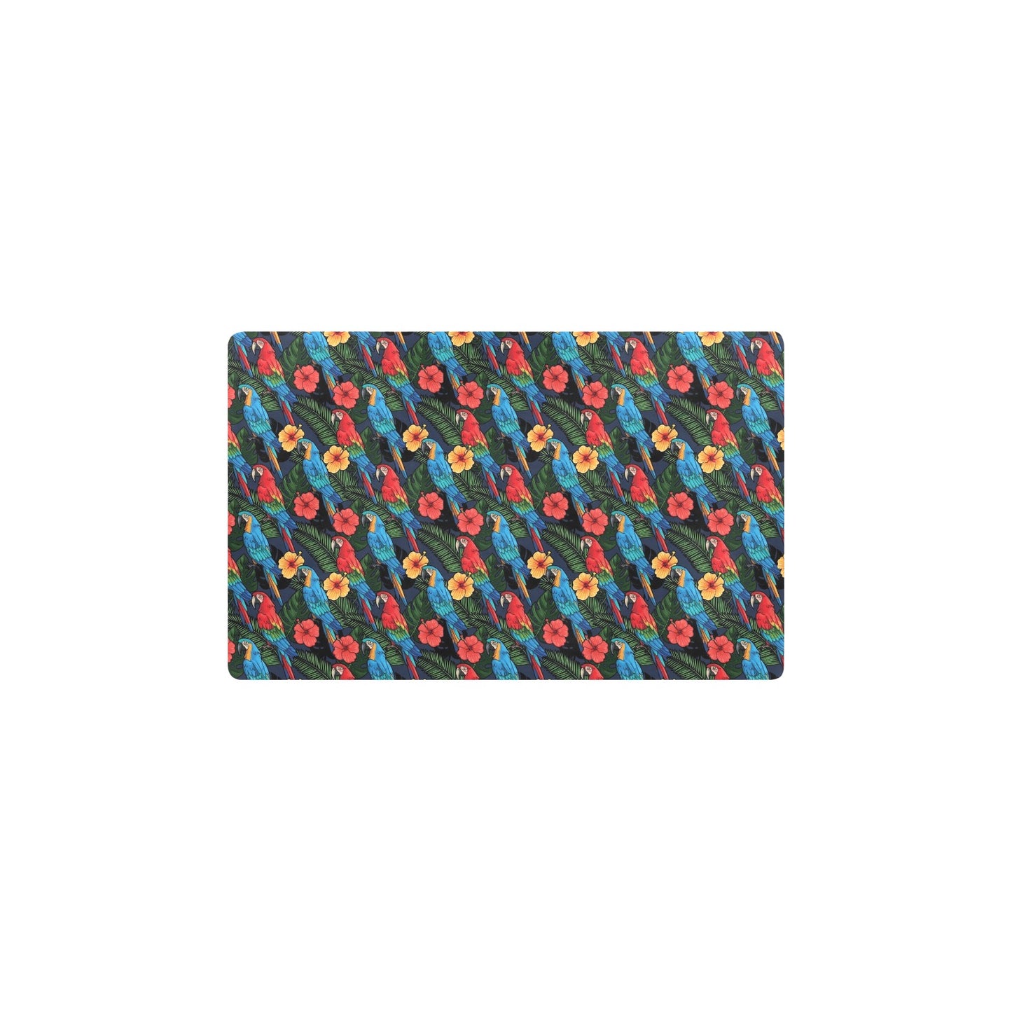 Parrot Pattern Print Design A01 Kitchen Mat