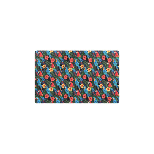 Parrot Pattern Print Design A01 Kitchen Mat