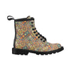 Mandala Flower Themed Design Print Women's Boots