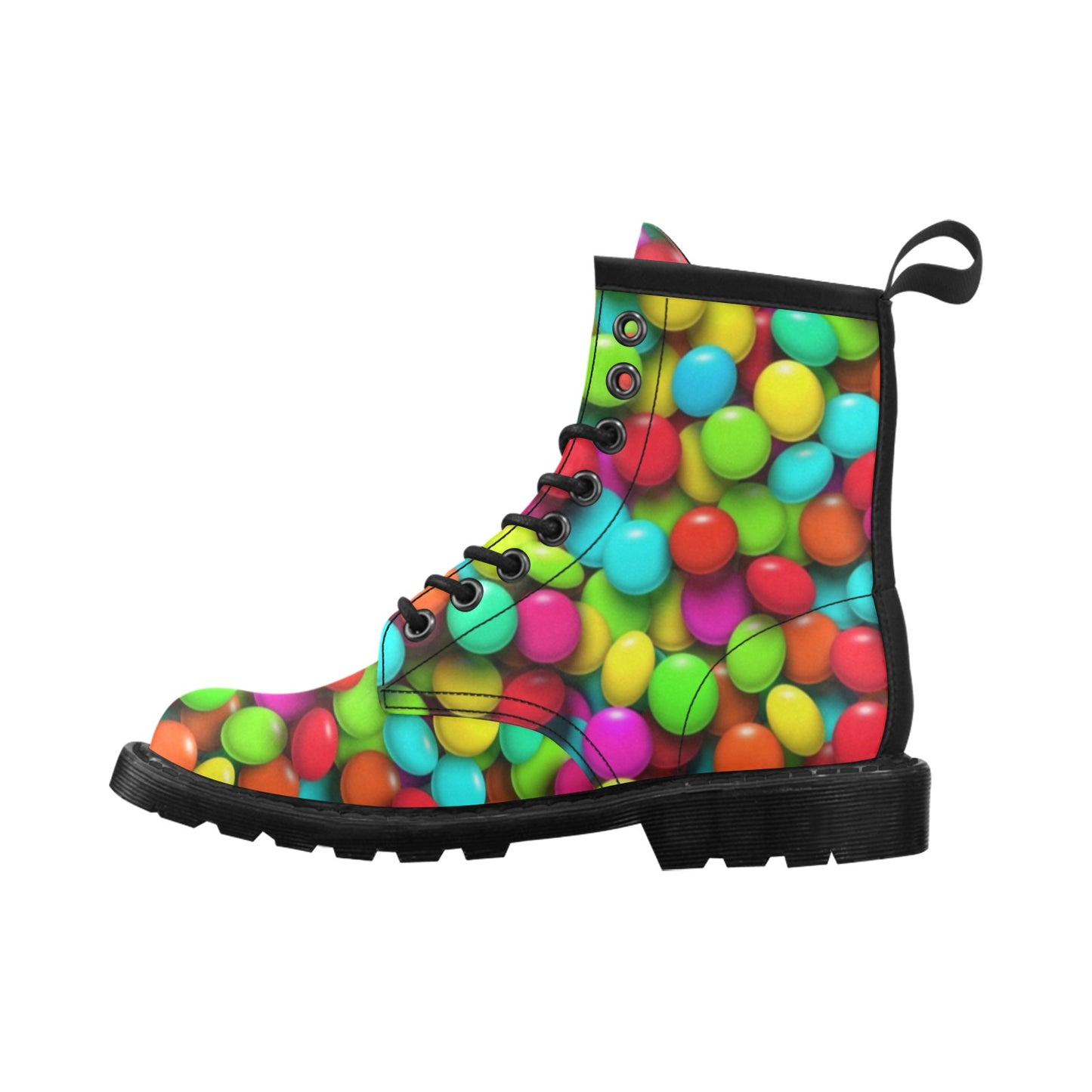 Candy Pattern Print Design CA03 Women's Boots