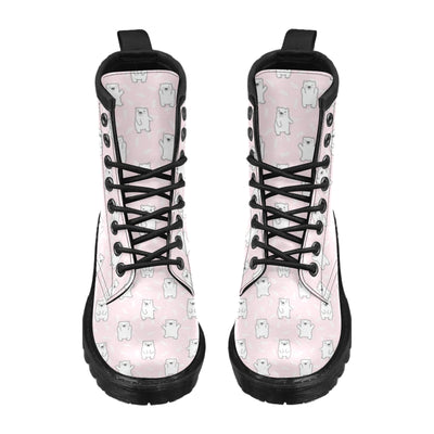 Polar Bear Pattern Print Design PB09 Women's Boots