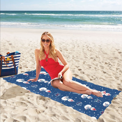 Snowman Print Design LKS306 Beach Towel 32" x 71"