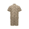 Cowboy Pattern Print Design 05 Men's Romper