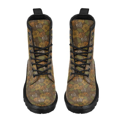 Thanksgiving Print Design LKS301 Women's Boots