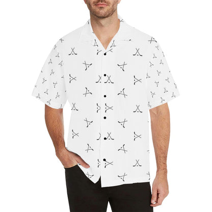 Hockey Print Design LKS304 Men's Hawaiian Shirt
