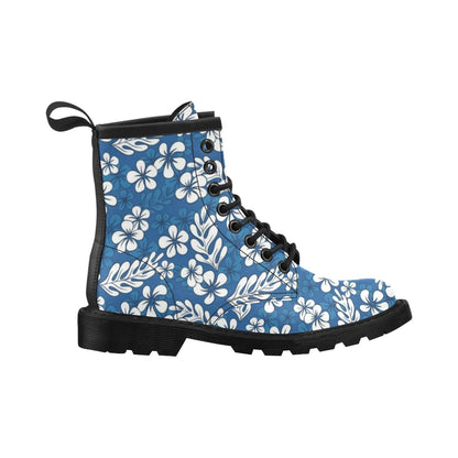 Plumeria Pattern Print Design PM015 Women's Boots