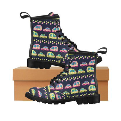 Camper Cute Camping Design No 3 Print Women's Boots