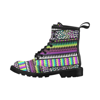 Animal Skin Aztec Rainbow Women's Boots