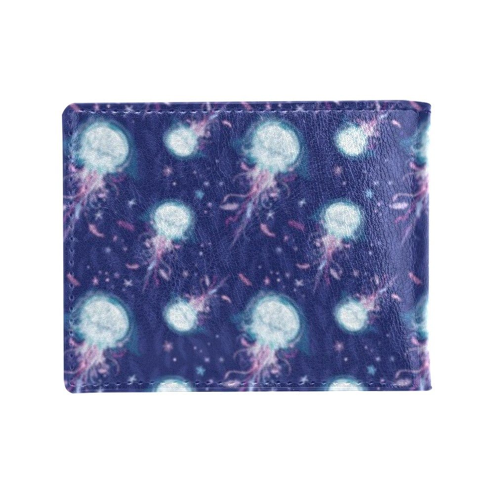 Jellyfish Cute Design Men's ID Card Wallet