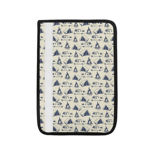 Campfire Pattern Print Design 01 Car Seat Belt Cover