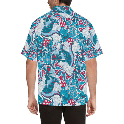 Funky Retro Pattern Print Design A05 Men's Hawaiian Shirt