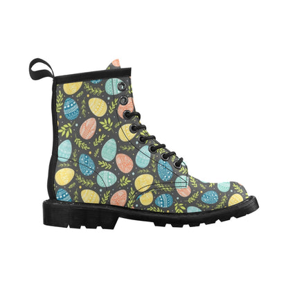 Easter Eggs Pattern Print Design RB01 Women's Boots