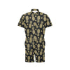 Gold Pineapple Hibiscus Men's Romper