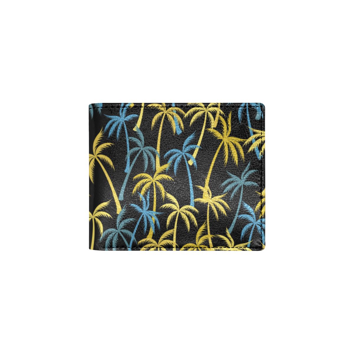 Palm Tree Pattern Men's ID Card Wallet