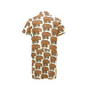 Bear Pattern Print Design BE05 Men's Romper