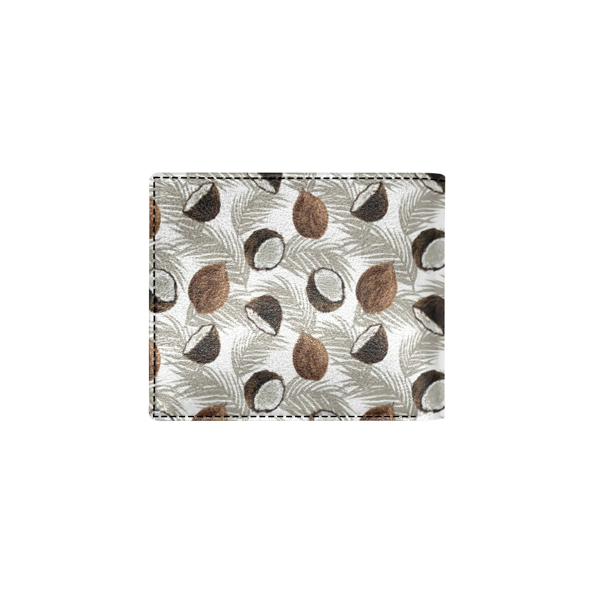 Coconut Pattern Print Design CN03 Men's ID Card Wallet