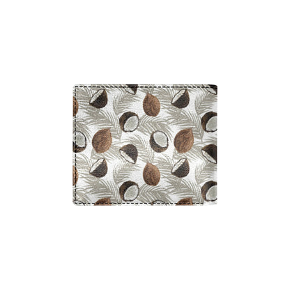 Coconut Pattern Print Design CN03 Men's ID Card Wallet