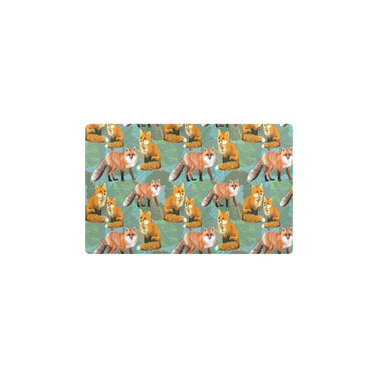 Fox Autumn leaves Themed Kitchen Mat