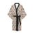 Buddha Pattern Print Design 07 Women's Short Kimono