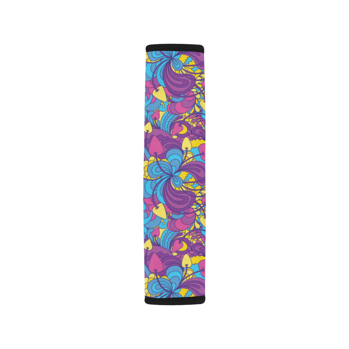 Psychedelic Mushroom Pattern Print Design A03 Car Seat Belt Cover