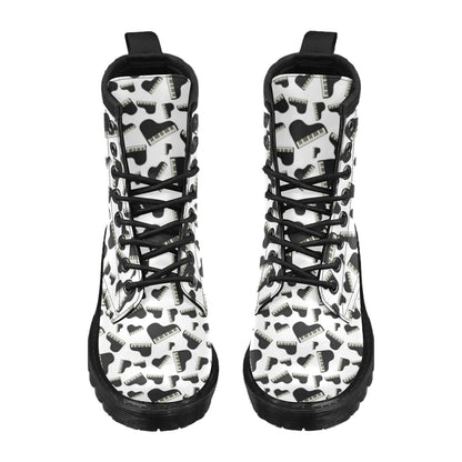 Piano Print Design LKS405 Women's Boots