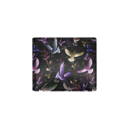 Pigeon Pattern Print Design 01 Men's ID Card Wallet